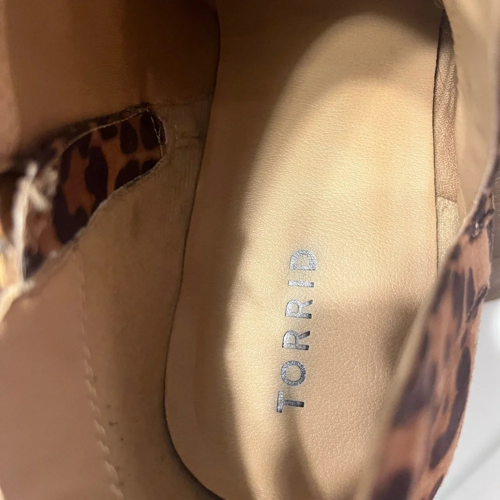 Torrid Brown Leopard Ankle Booties - Picture 11 of 15